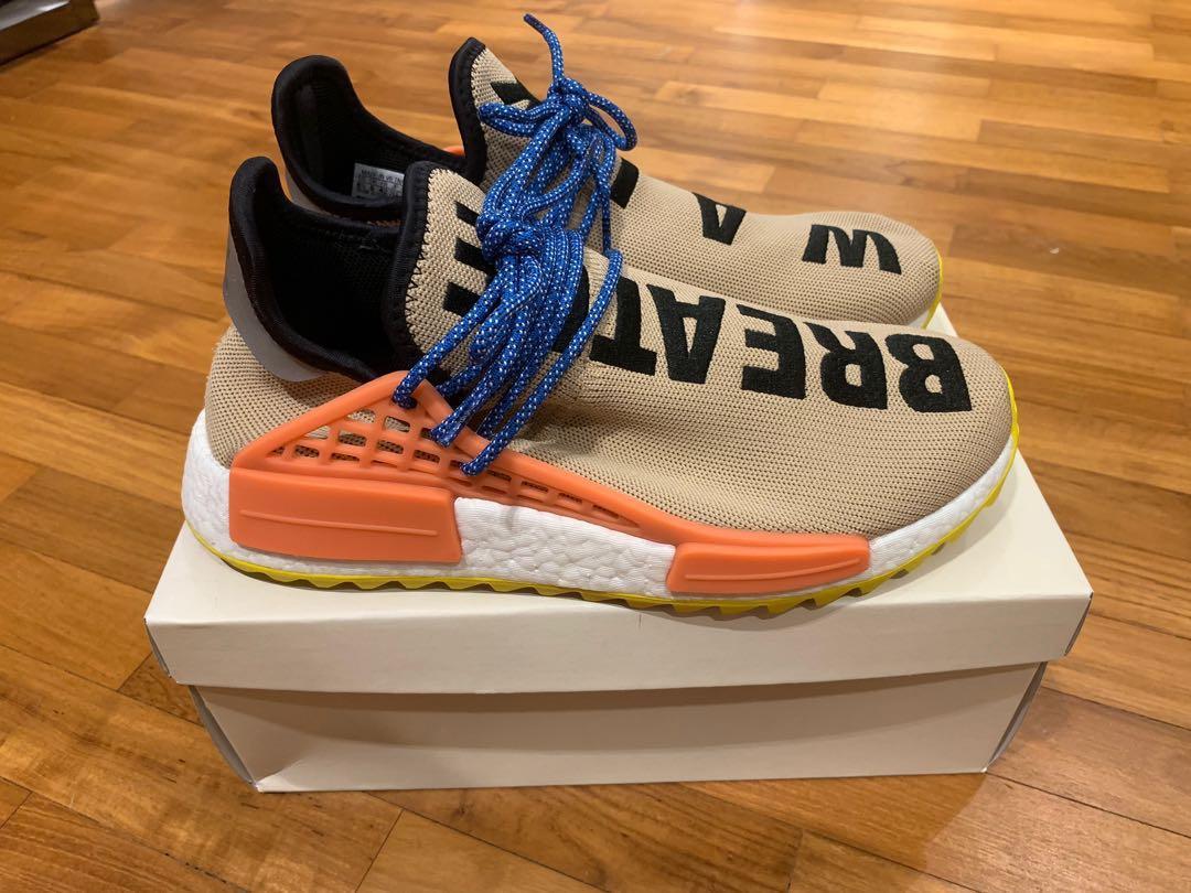 Adidas Human Race NMD Pharrell Pale Nude Men s Fashion Footwear