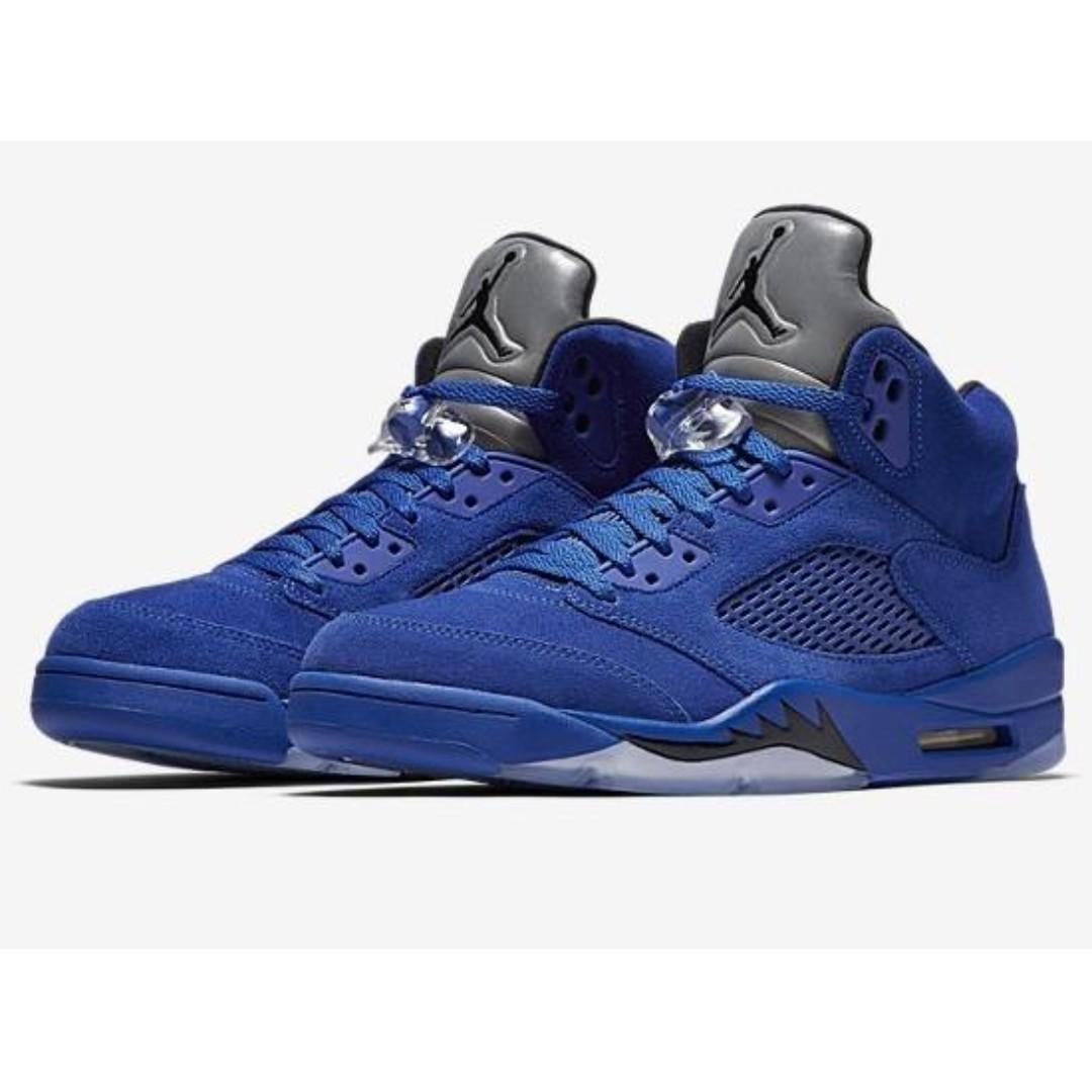 Jordan retro sale blue suede