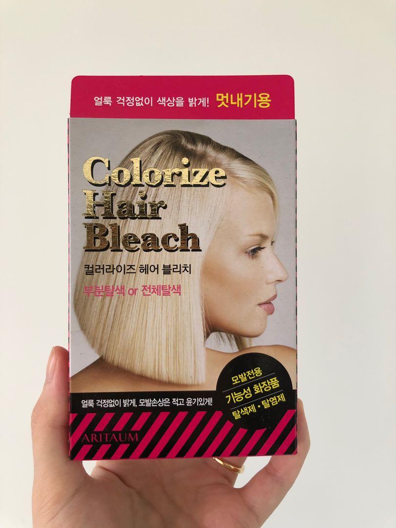 Aritaum Colorize Hair Bleach Health Beauty Hair Care On Carousell