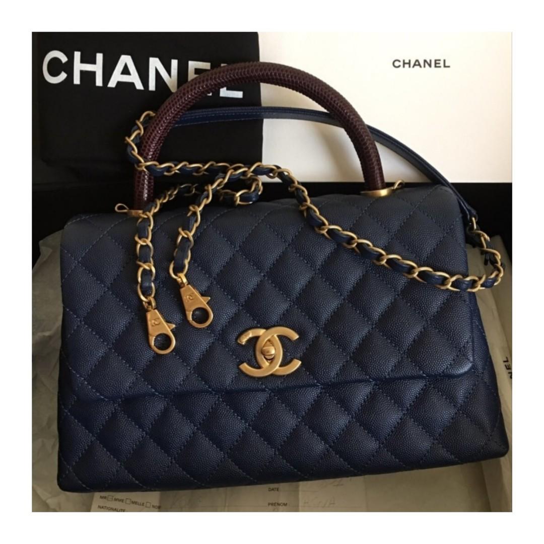Authentic Chanel Coco Handle Medium Flap Bag Luxury Bags Wallets On Carousell Authentic Chanel Coco Handle Medium Flap Bag Luxury Bags Wallets On Carousell