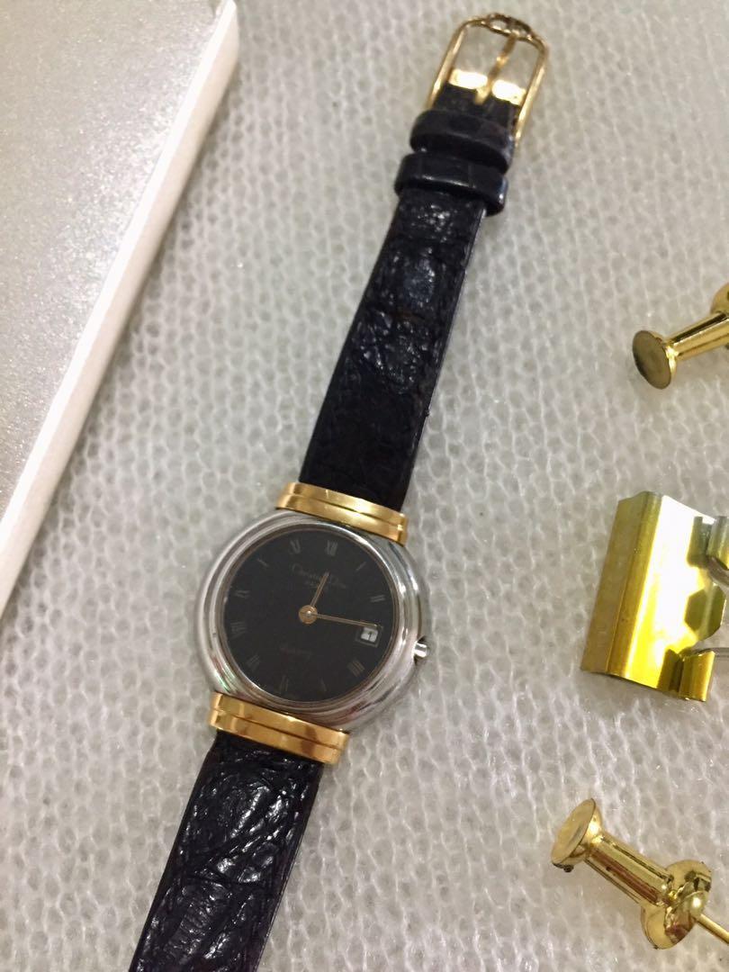 Dior leather watch store