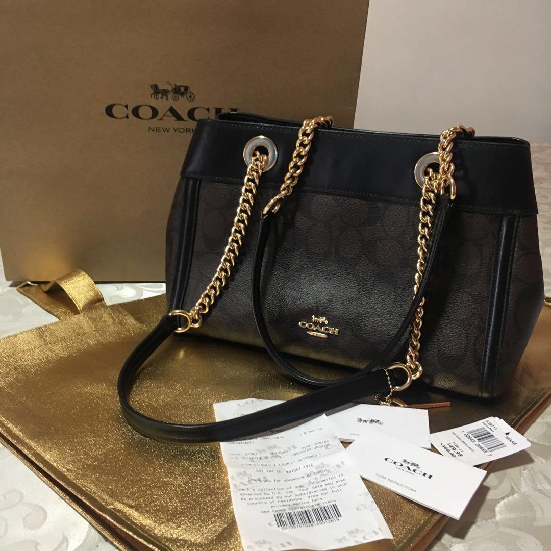 Coach Brooke Chain Carryall 2024 favors