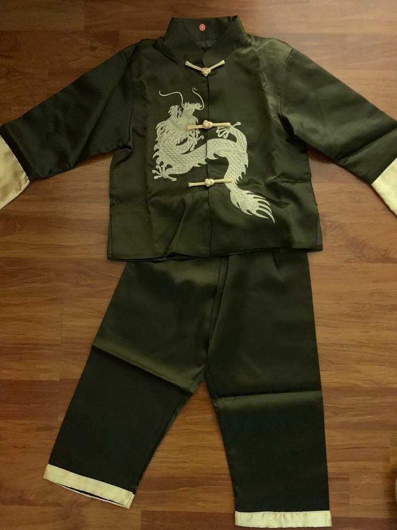 Baju Cina Budak Lelaki Chinese Traditional Boys Costume Babies Kids Boys Apparel 4 To 7 Years On Carousell