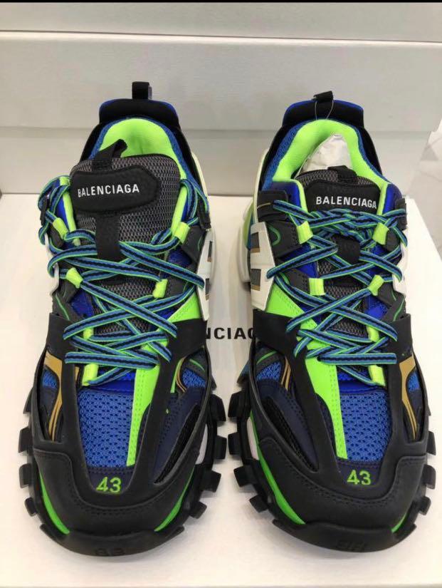 Balenciaga Track 2 Nylon Mesh And Rubber Sneakers in Multi