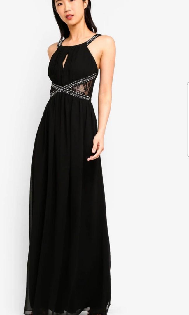 Black elegant dinner dress Women s Fashion Dresses Sets
