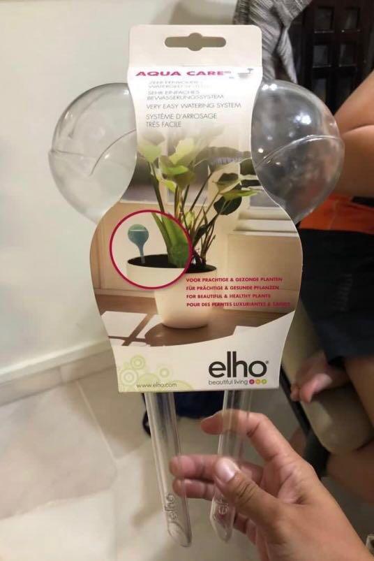 BNIB Elho Aqua Care SelfWatering system, Furniture & Home Living