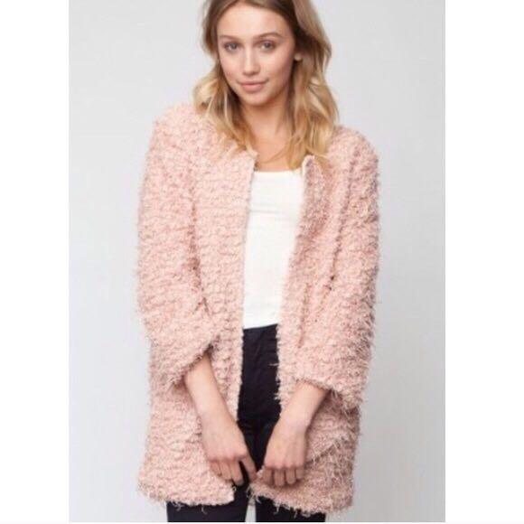 brandy melville fuzzy jacket