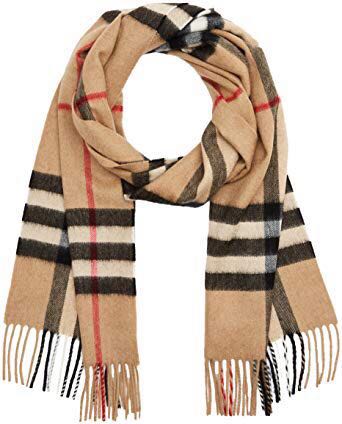 tan burberry scarf