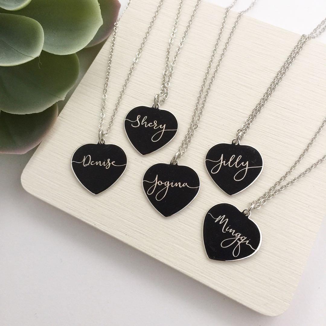 mother's day name necklace