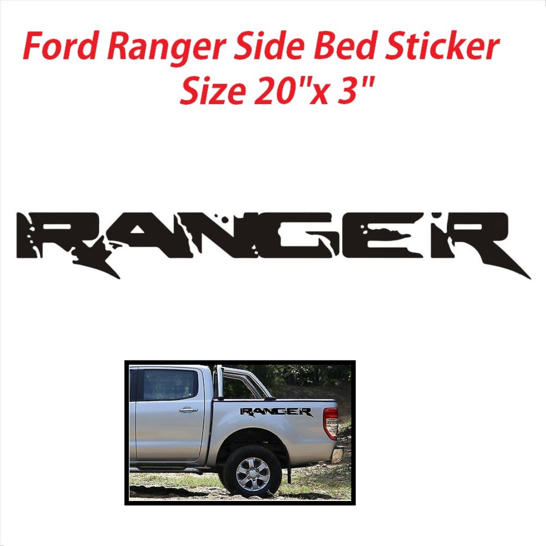 Buy Matte Black Full Color Sticker Cover Car Decal Vinyl Ford Ranger T6 12  13 14 Online at desertcartEcuador