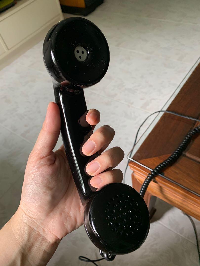 classic vintage black rotary phone for sale