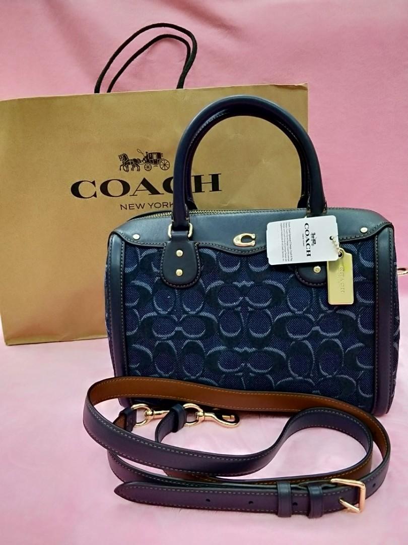 COACH IVIE BENNETT SATCHEL IN SIGNATURE DENIM Luxury Bags Wallets on Carousell