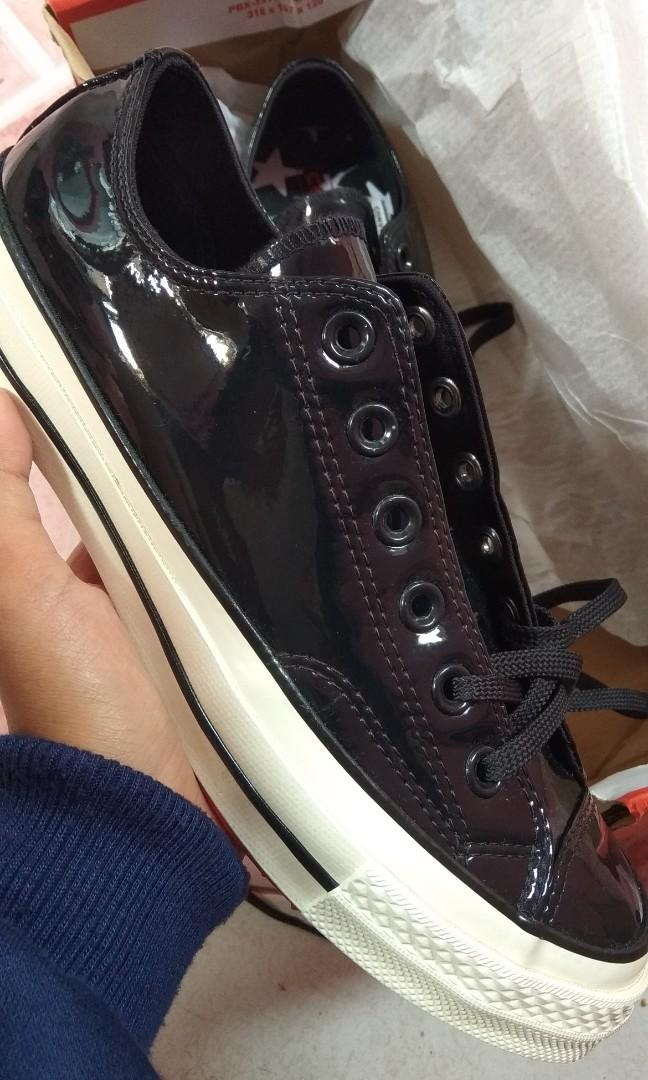JUAL RUGI Converse chuck taylor all star 70s patent low top JUAL RUGI Converse chuck taylor all star 70s patent low top