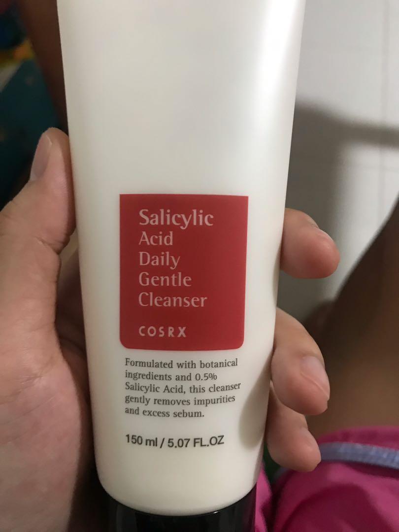 cosrx salicylic acid daily gentle cleanser percentage