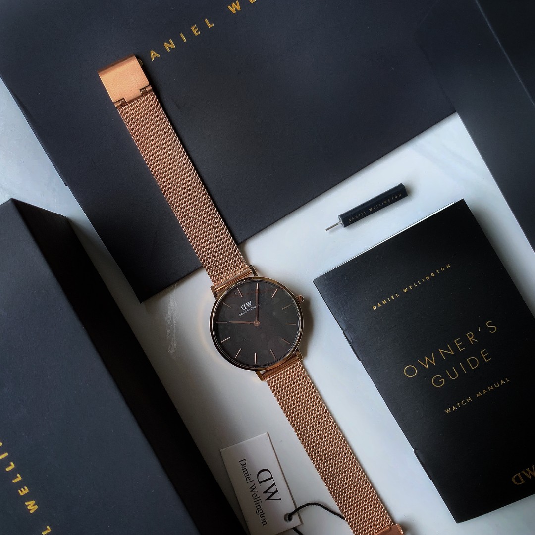 Daniel Wellington Watch Classic Melrose Black For Ladies Women S Fashion Watches On Carousell