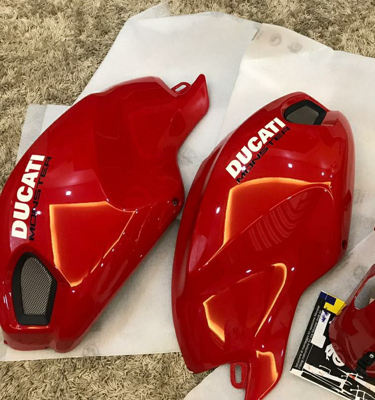 Ducati monster tank cover store