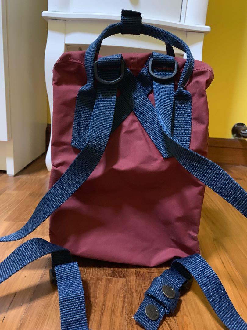 Fjallraven kanken ox red-royal blue, Luxury, Bags & Wallets on Carousell