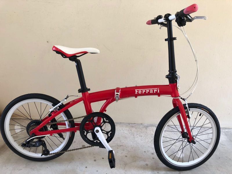 Ferrari folding bicycle best sale
