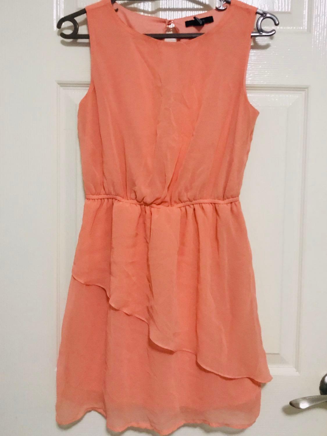 forever 21 orange dress
