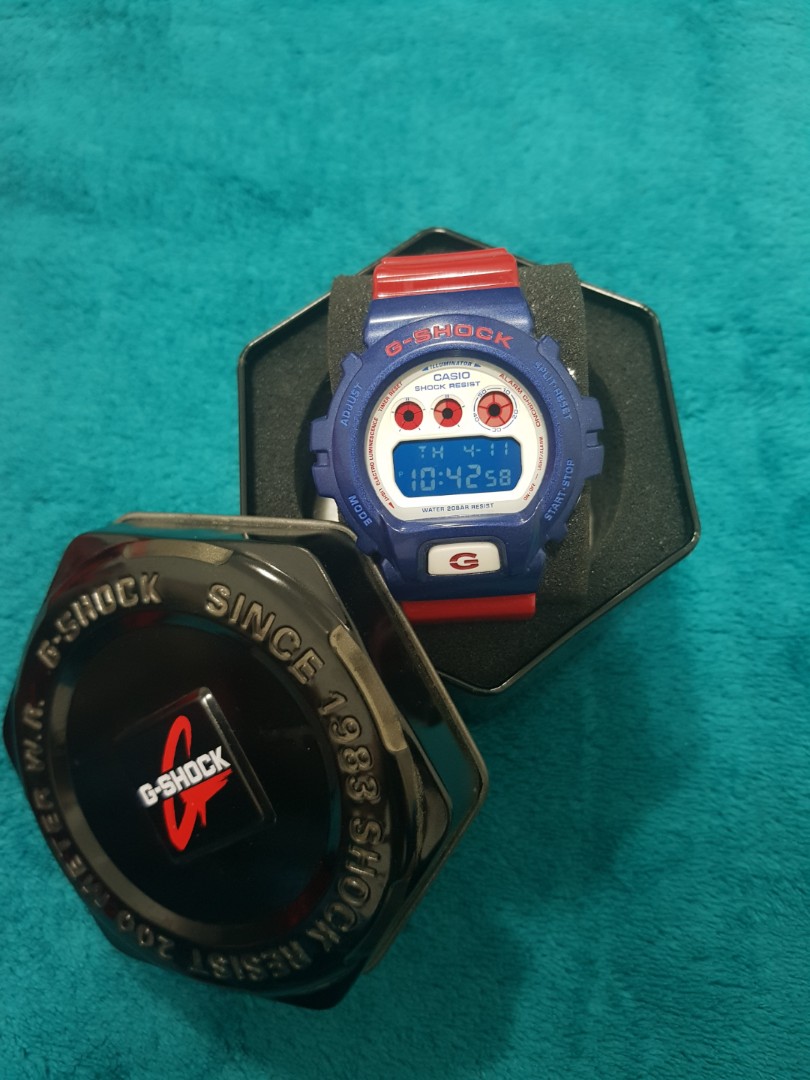 G shock dw6900 ac2 aka captain america aka JDT Men s Fashion Watches Accessories Watches on Carousell