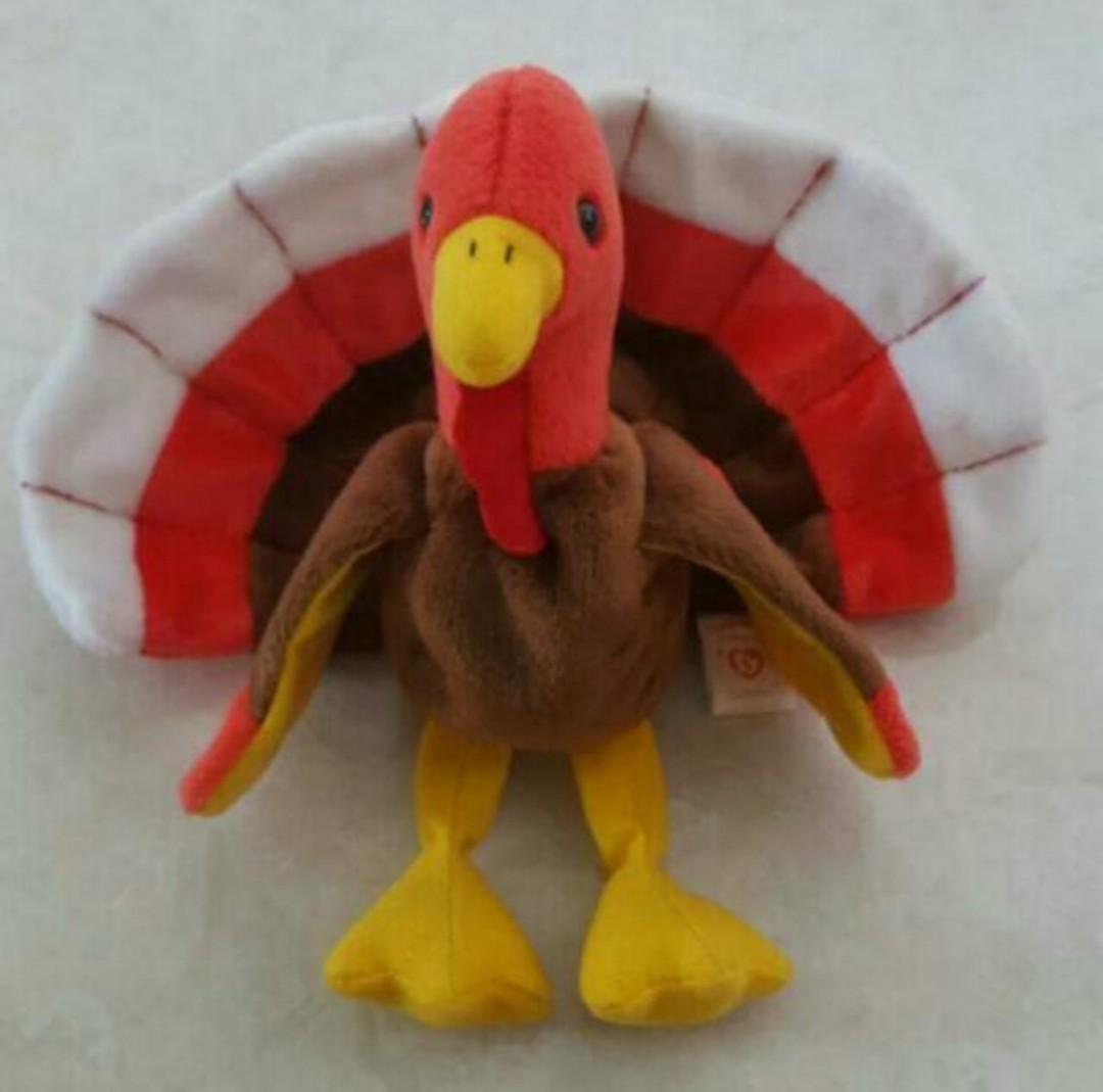 gobbles the turkey beanie baby
