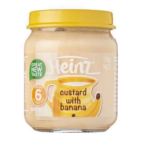 Vanilla custard baby food cheap without bananas