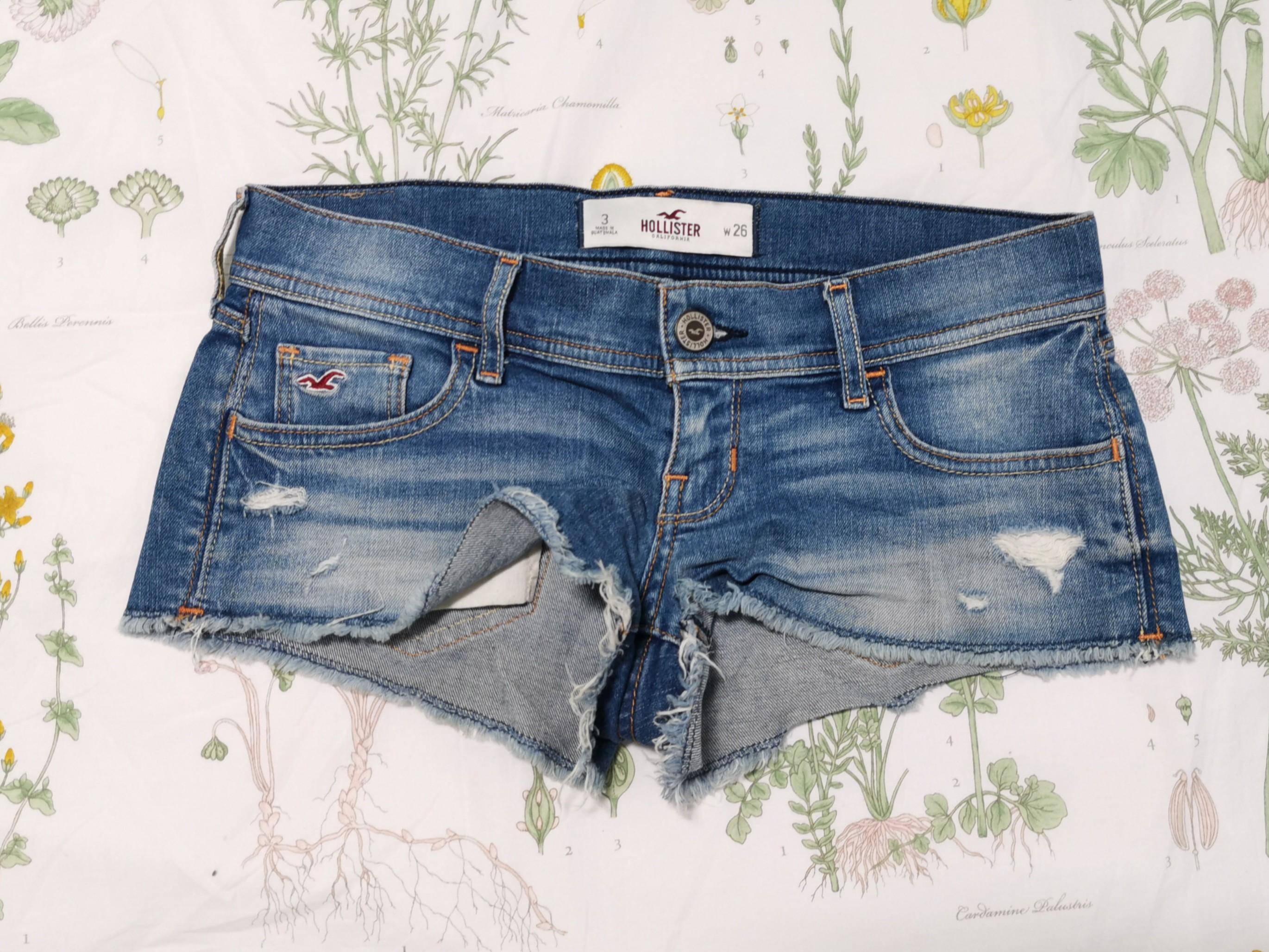 Hollister Ripped Jean Shorts Deals, 54 