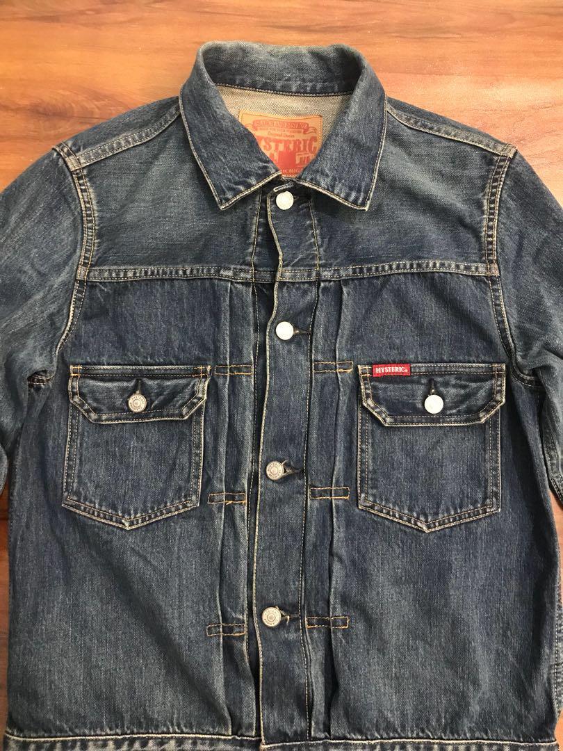 Hysteric Glamour Denim Jacket , Luxury, Apparel on Carousell