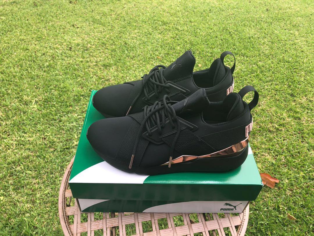 In Stock Women S Puma Muse Metallic Casual Shoes Hot Shoes Updated