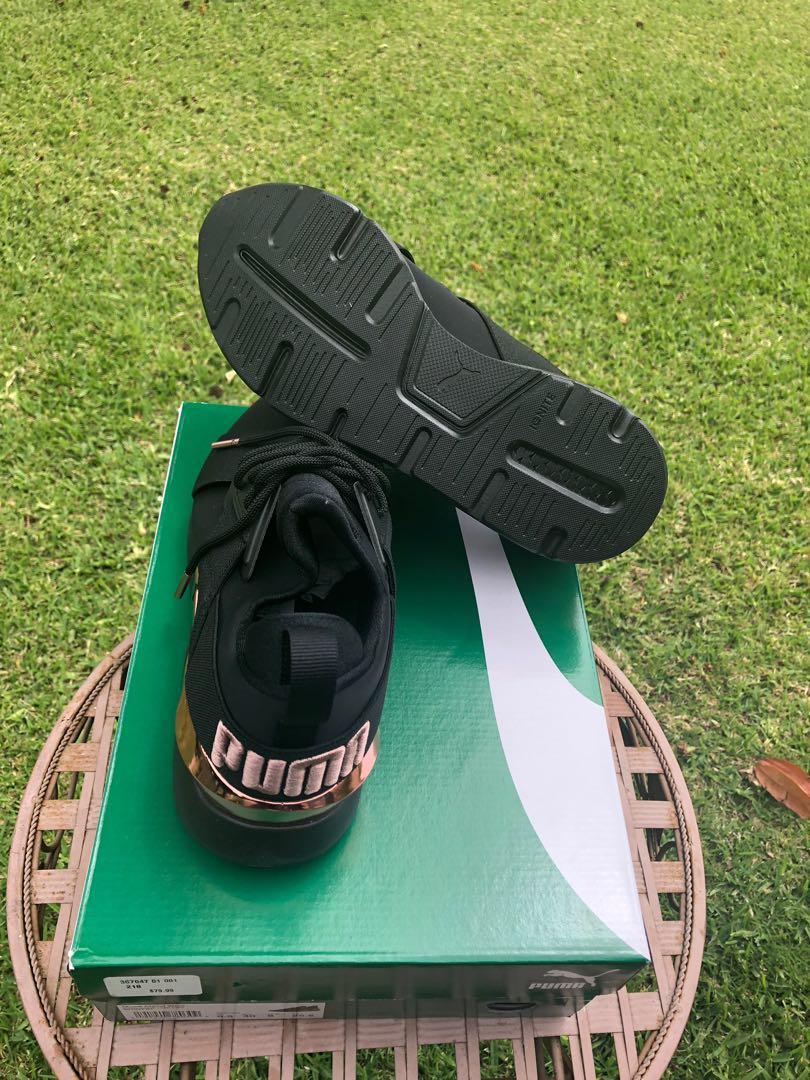In Stock Women S Puma Muse Metallic Casual Shoes Hot Shoes Updated