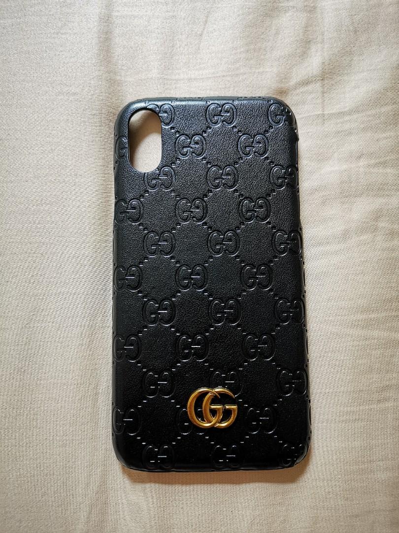 black gucci phone case