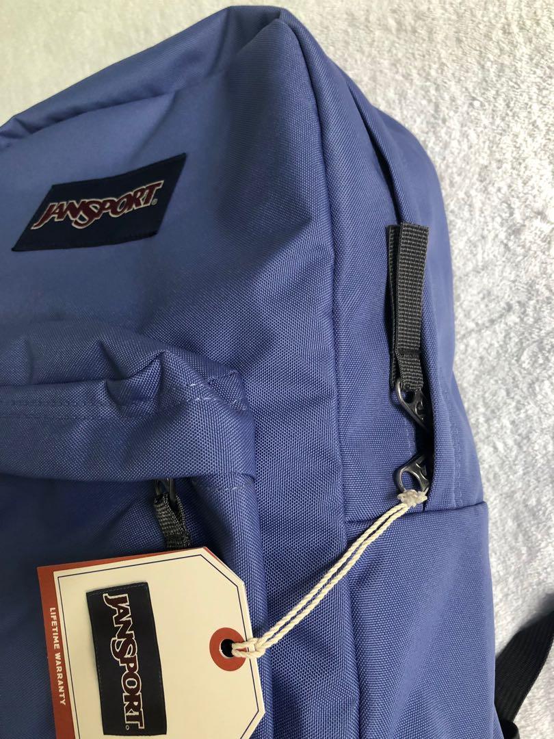jansport superbreak bleached denim