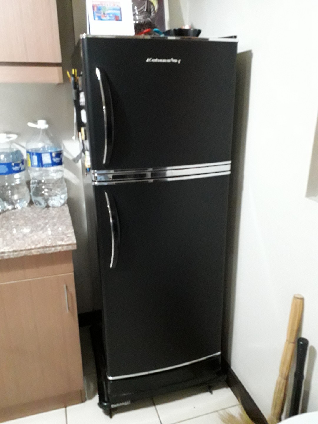 Kelvinator 2 door refrigerator, black version, TV & Home Appliances, Kitchen Appliances 