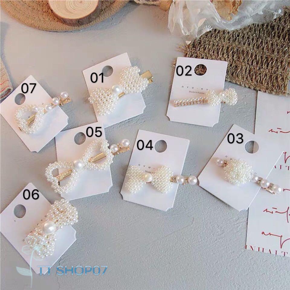 Korean Hair Clips Pearl Design Women S Fashion Accessories