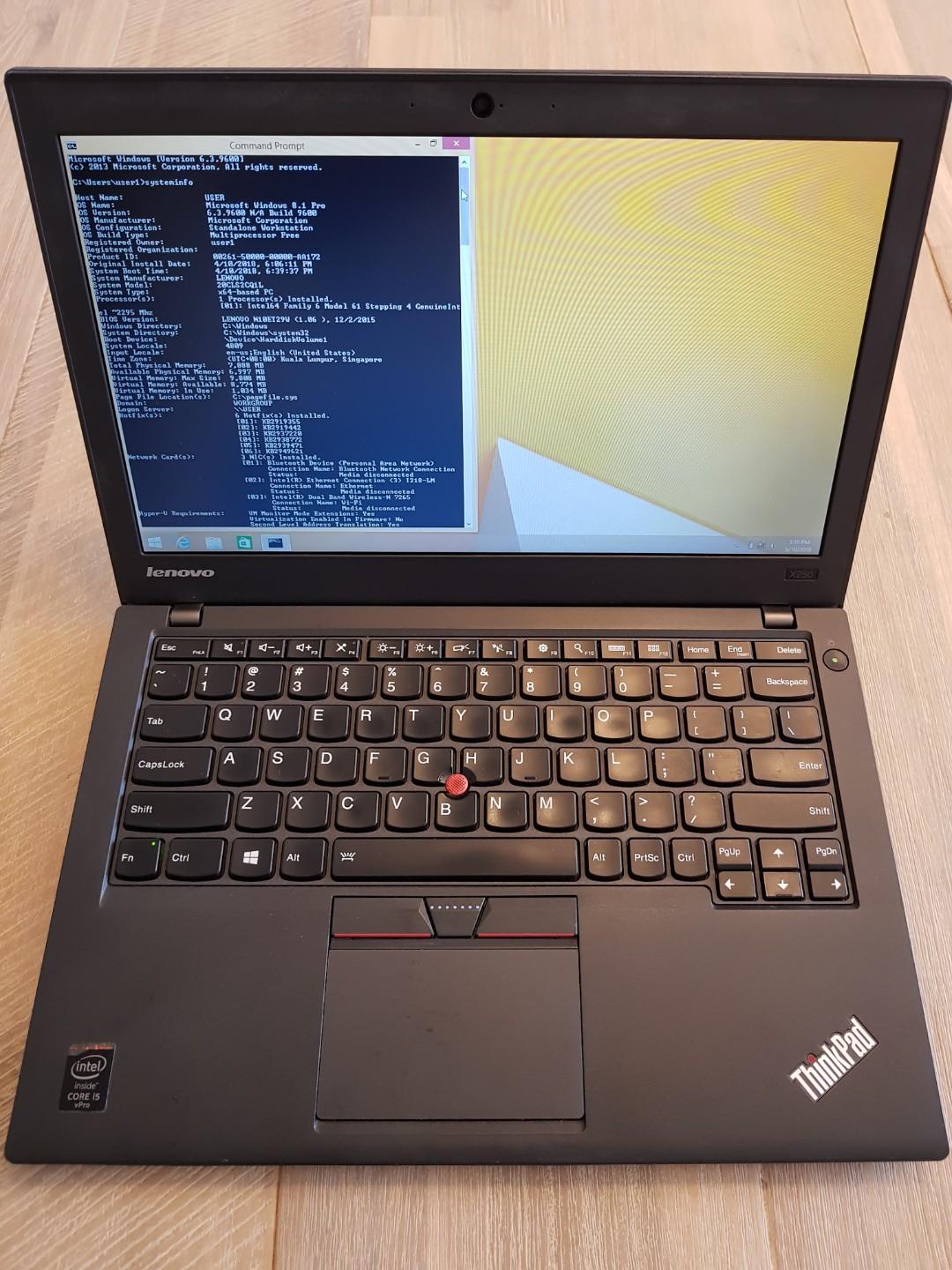 Lenovo Thinkpad X250 Electronics Computers Laptops On Carousell