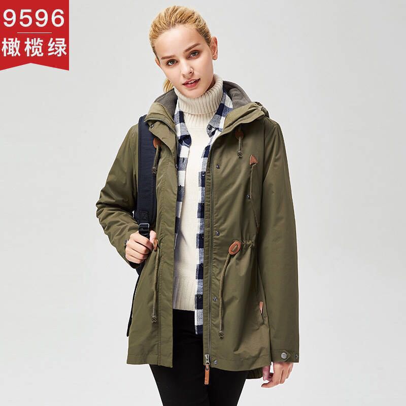 Lonsdale Brand New Olive Green 3 in 1 Winter Jacket Women s