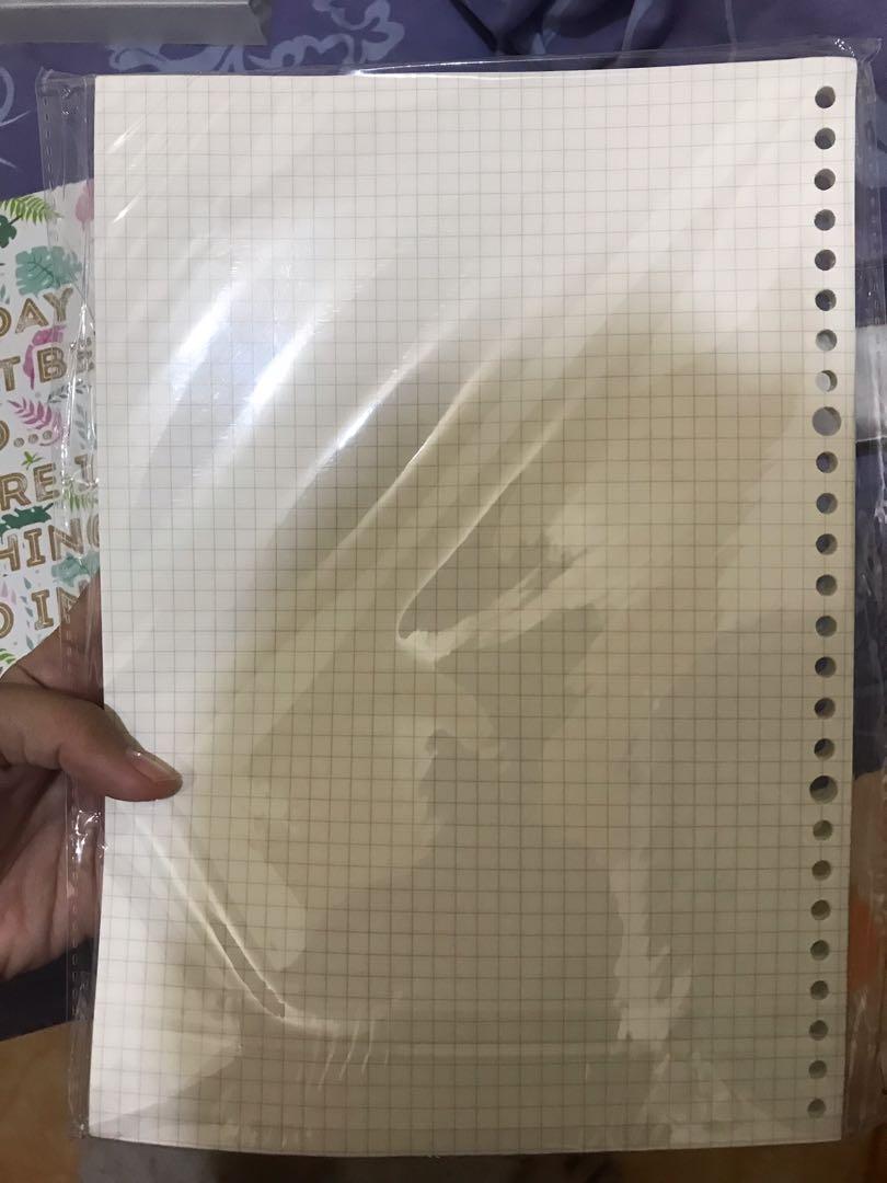 Loose Leaf B5 Grid Kotak Kotak Books Stationery Stationery