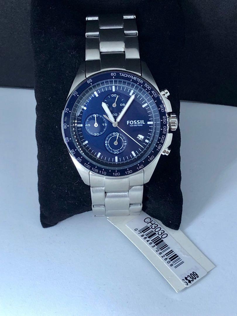 Mens Fossil Sport 54 Chronograph Watch 