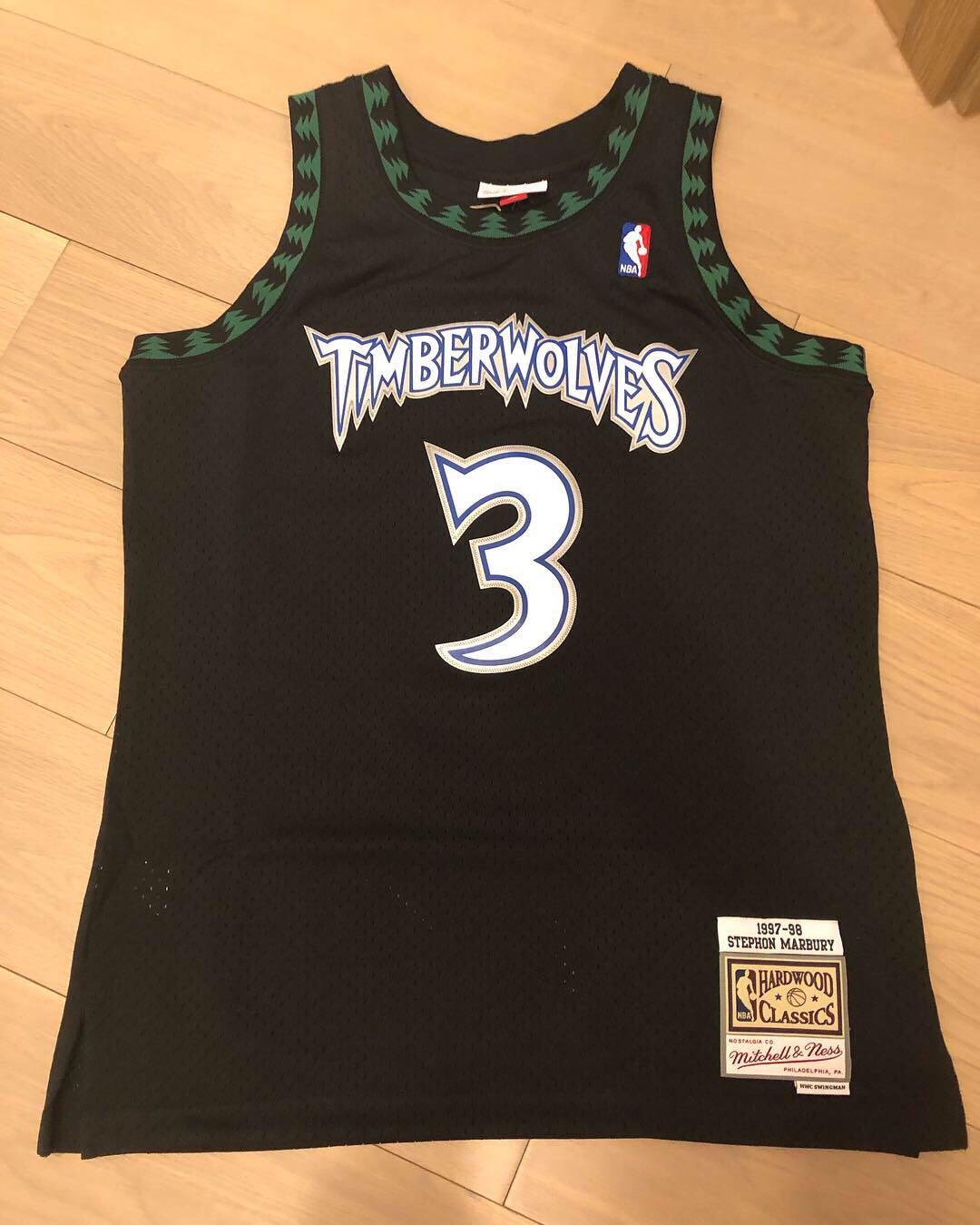stephon marbury jersey mitchell and ness