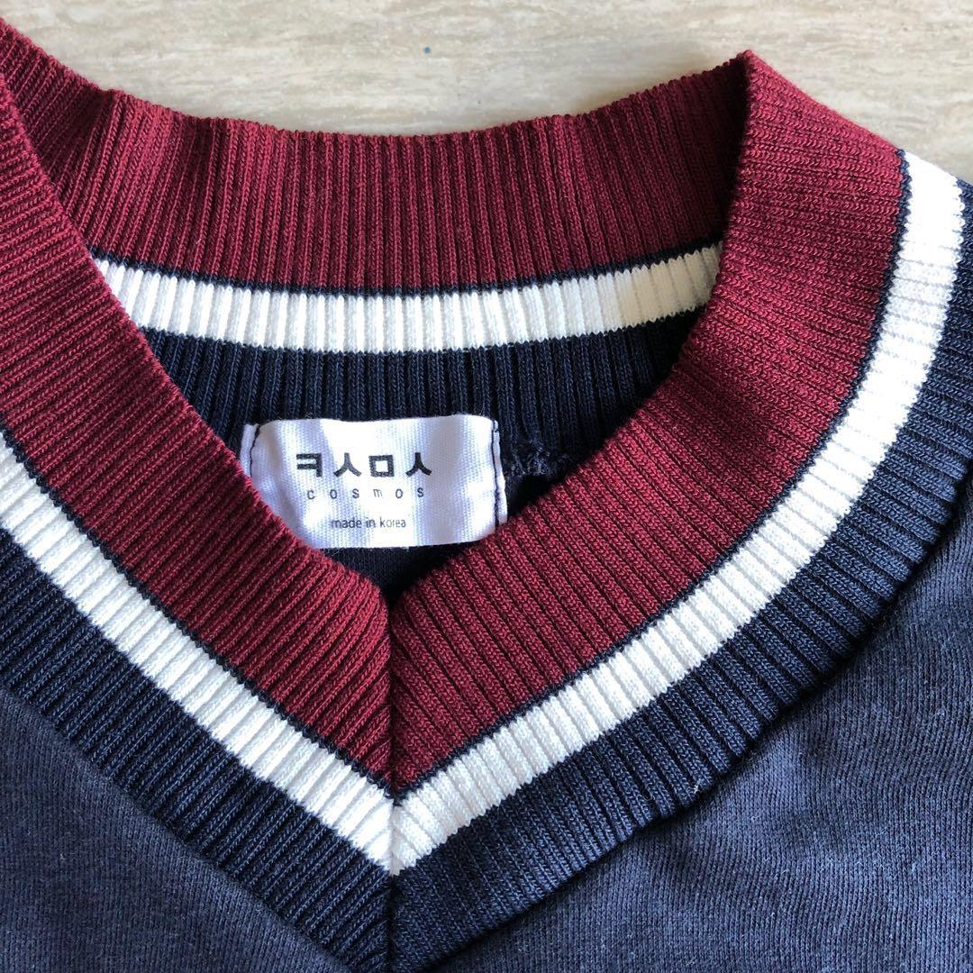 Red white clearance and blue pullover