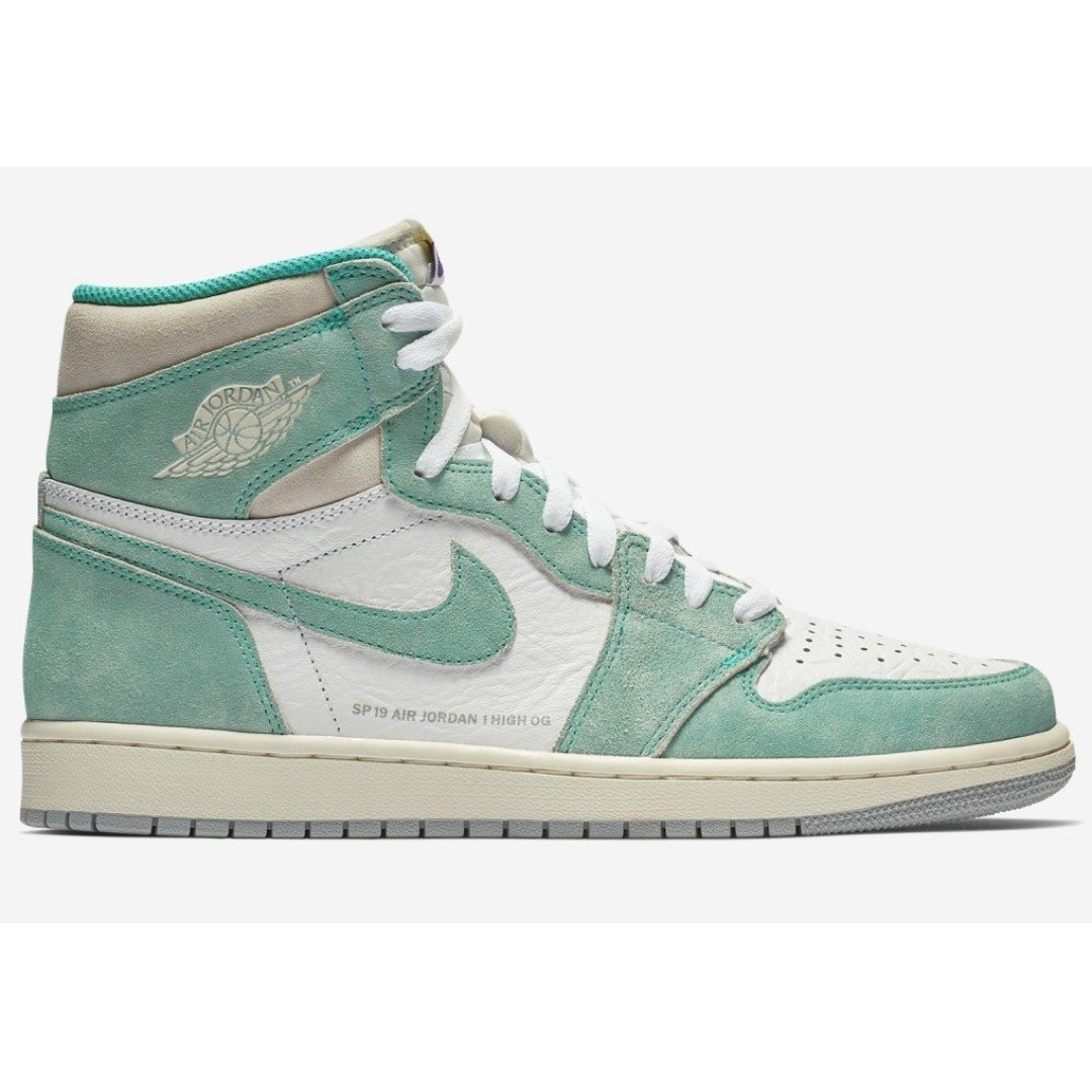 sp19 air jordan 1 high og turbo green