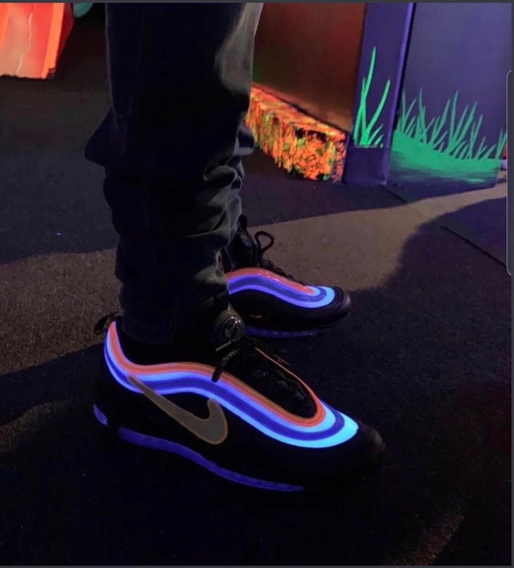 air max 97 neon seoul on feet