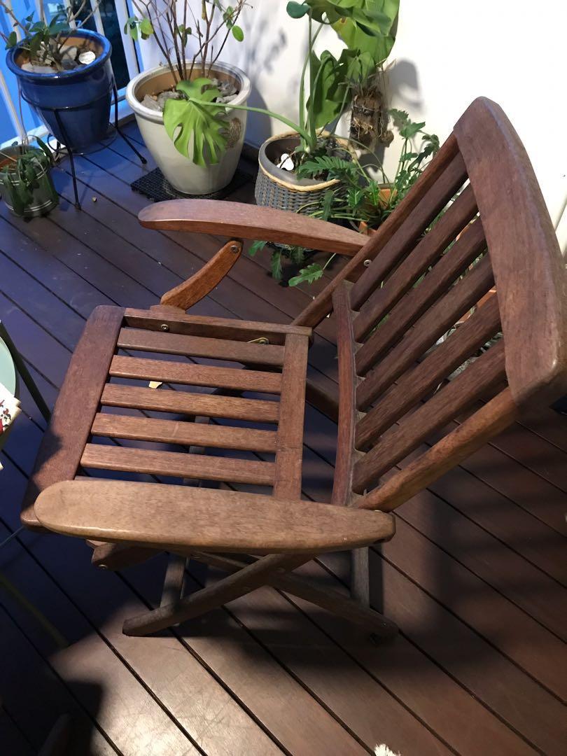 Pacific Kwila Outdoor Table and Chair Set, Furniture & Home Living