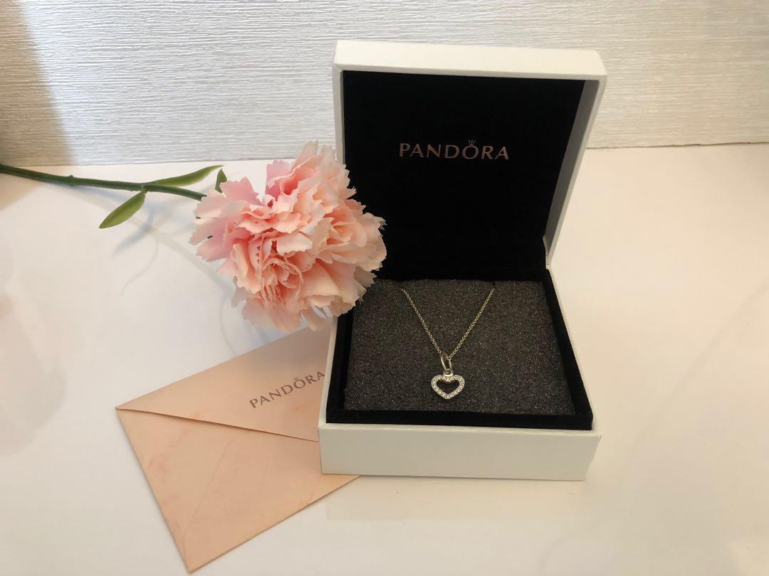 PANDORA Loving Hearts Necklace, Women's 
