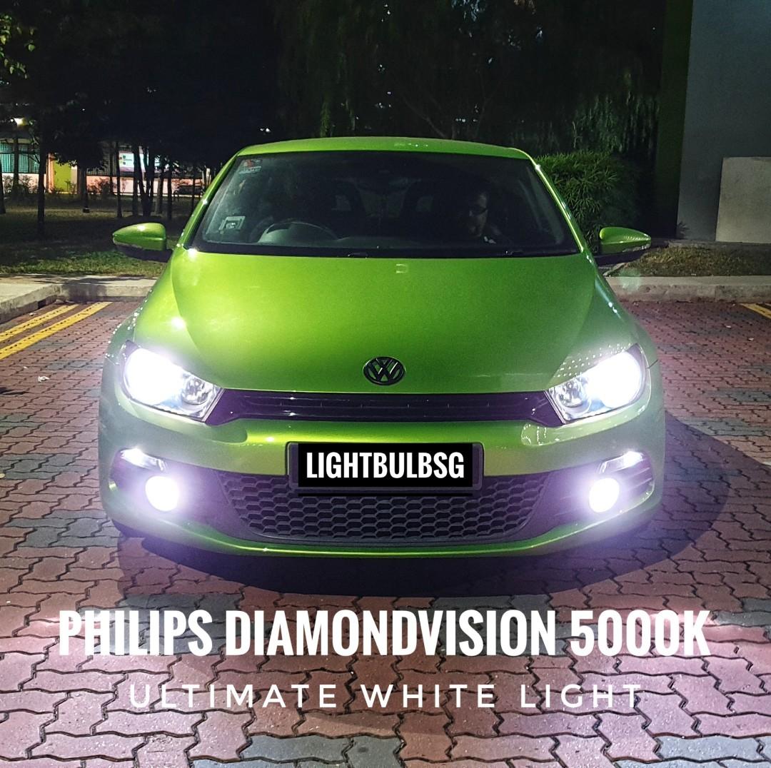 ⭐5000+ reviews. Philips Diamondvision white car headlight bulb