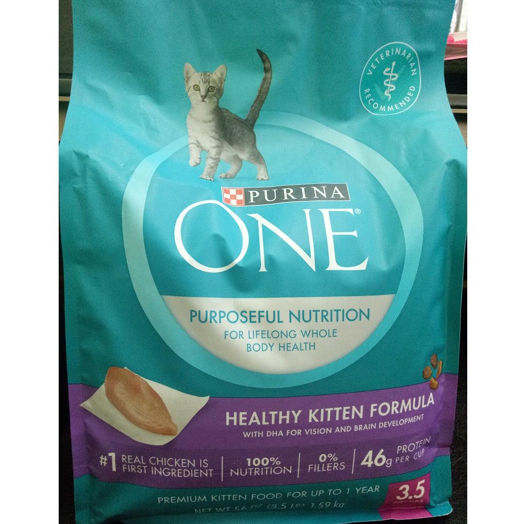 Purina One Indoor Advantage Premium Dry Cat Food 3 5lb Kitten Chicken Pet Supplies For Cats Cat Food On Carousell