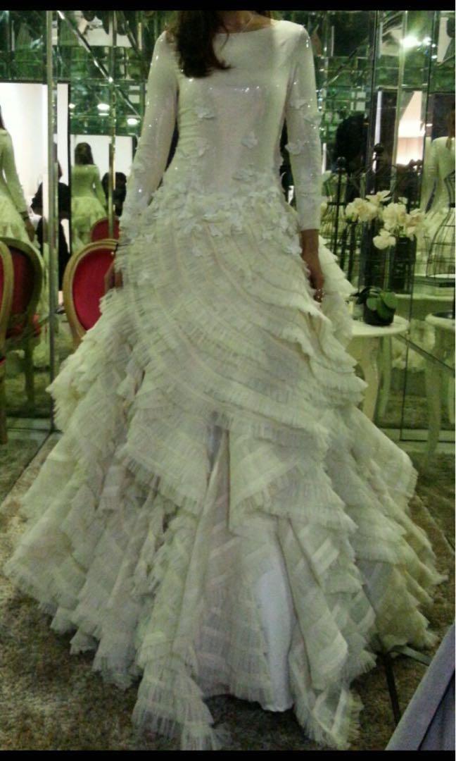 Rizman Ruzaini Wedding Dress Women S Fashion Bridal Wear On Carousell