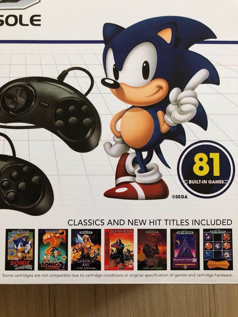 Sega genesis 81 shop built in games