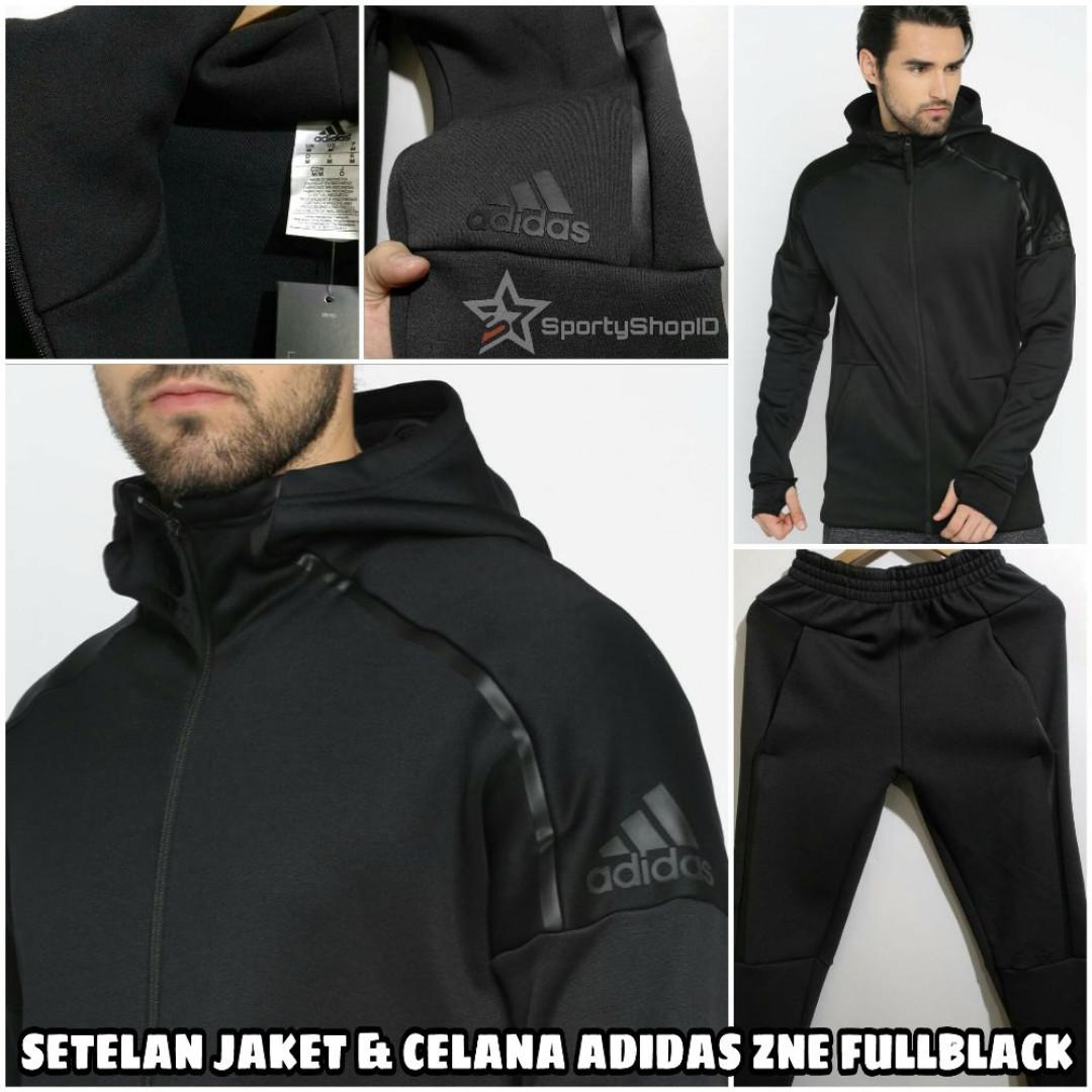Setelan Jaket Hoodie dan Celana Training ADIDAS ZNE FIND