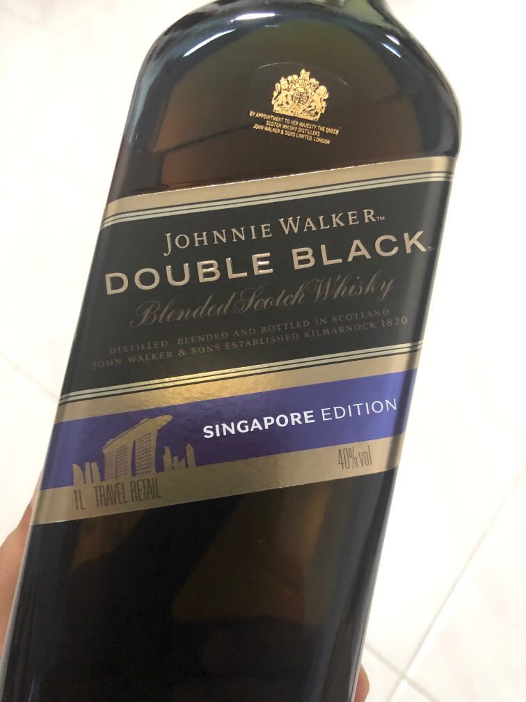 Singapore limited edition Double Black 1L Johnnie Walker ...